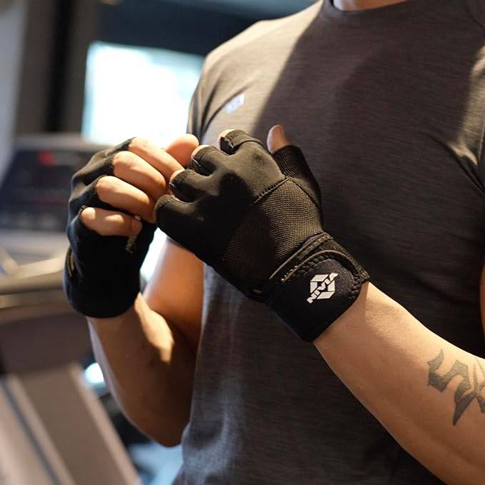 Nivia Enduro Men's Gym Gloves with Wrist Support (Small) - Image 5
