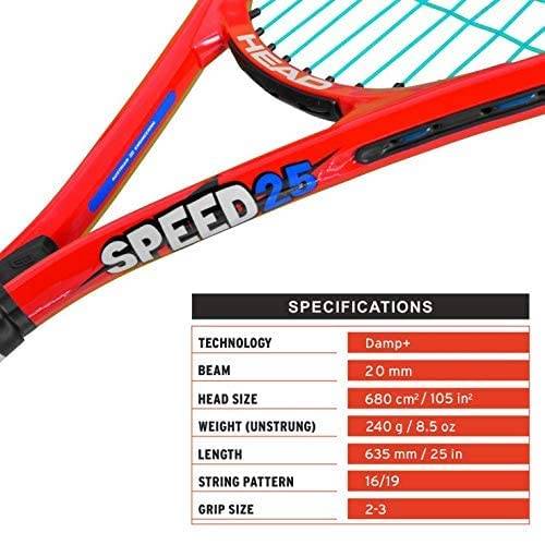 Racchetta Da Tennis Head IG Speed 25 2024 - Per Ragazzi 8-10 Anni - Foto 4