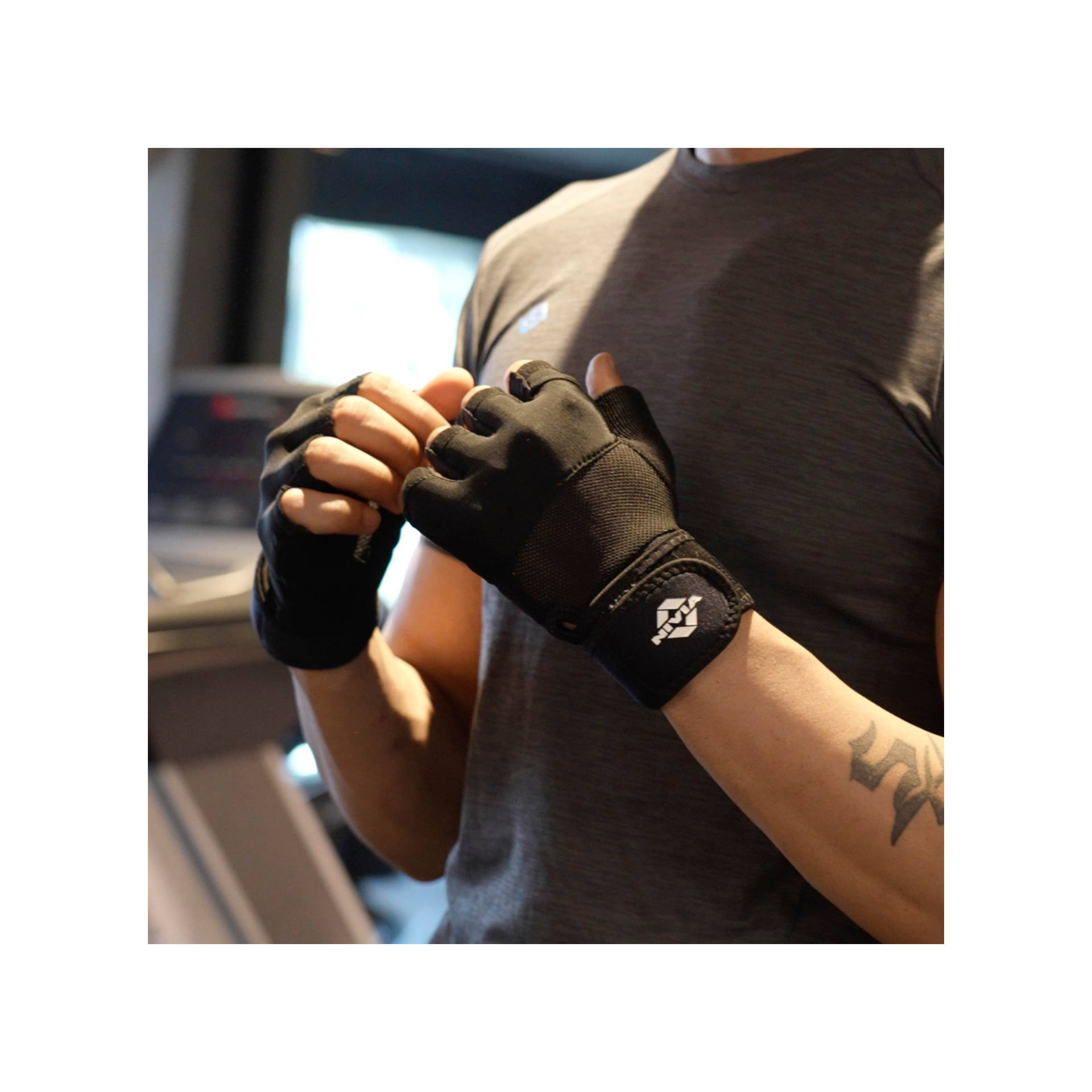 Nivia Enduro Men's Gym Gloves with Wrist Support (Small) - Image 10