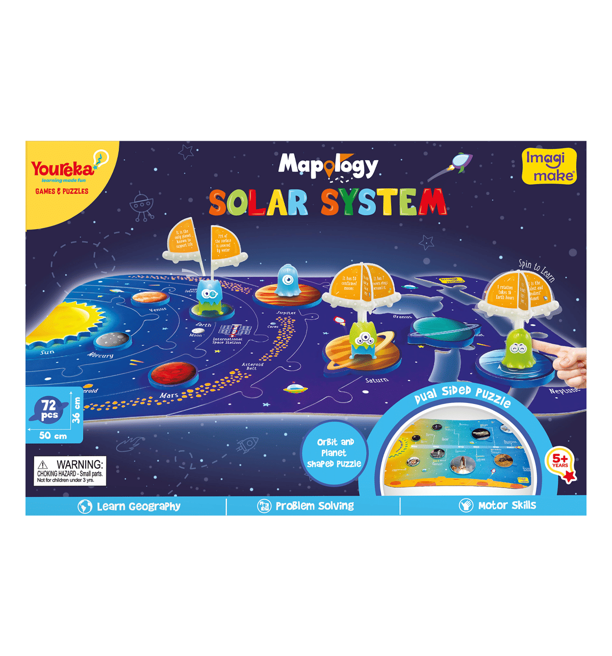 Imagimake Mapology Solar System Puzzle | Learning Aid and Educational Toy main image 0