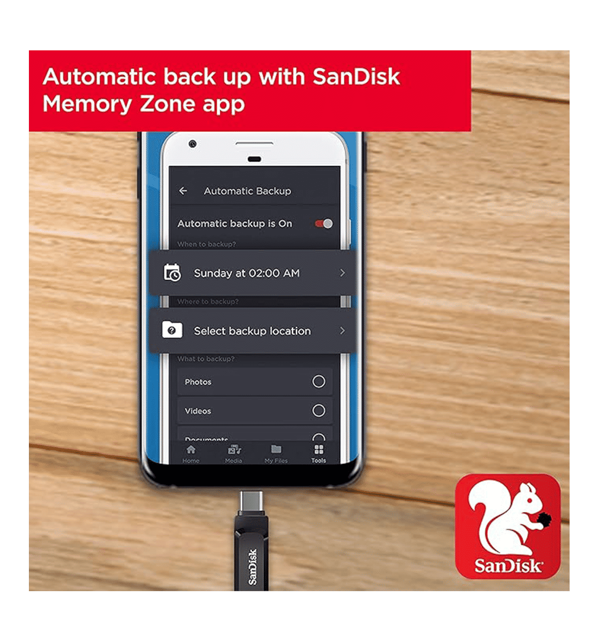 SANDISK 128 GB Ultra Dual Drive Go, Type C (Black) - Image 4