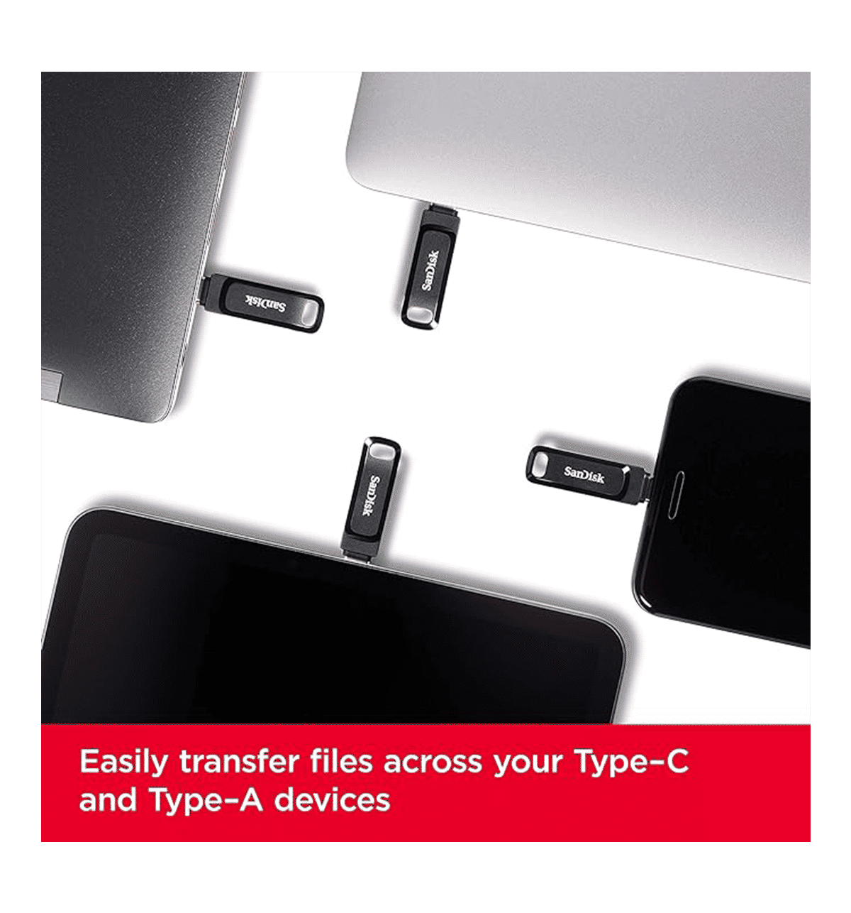 SANDISK 128 GB Ultra Dual Drive Go, Type C (Black) - Image 5