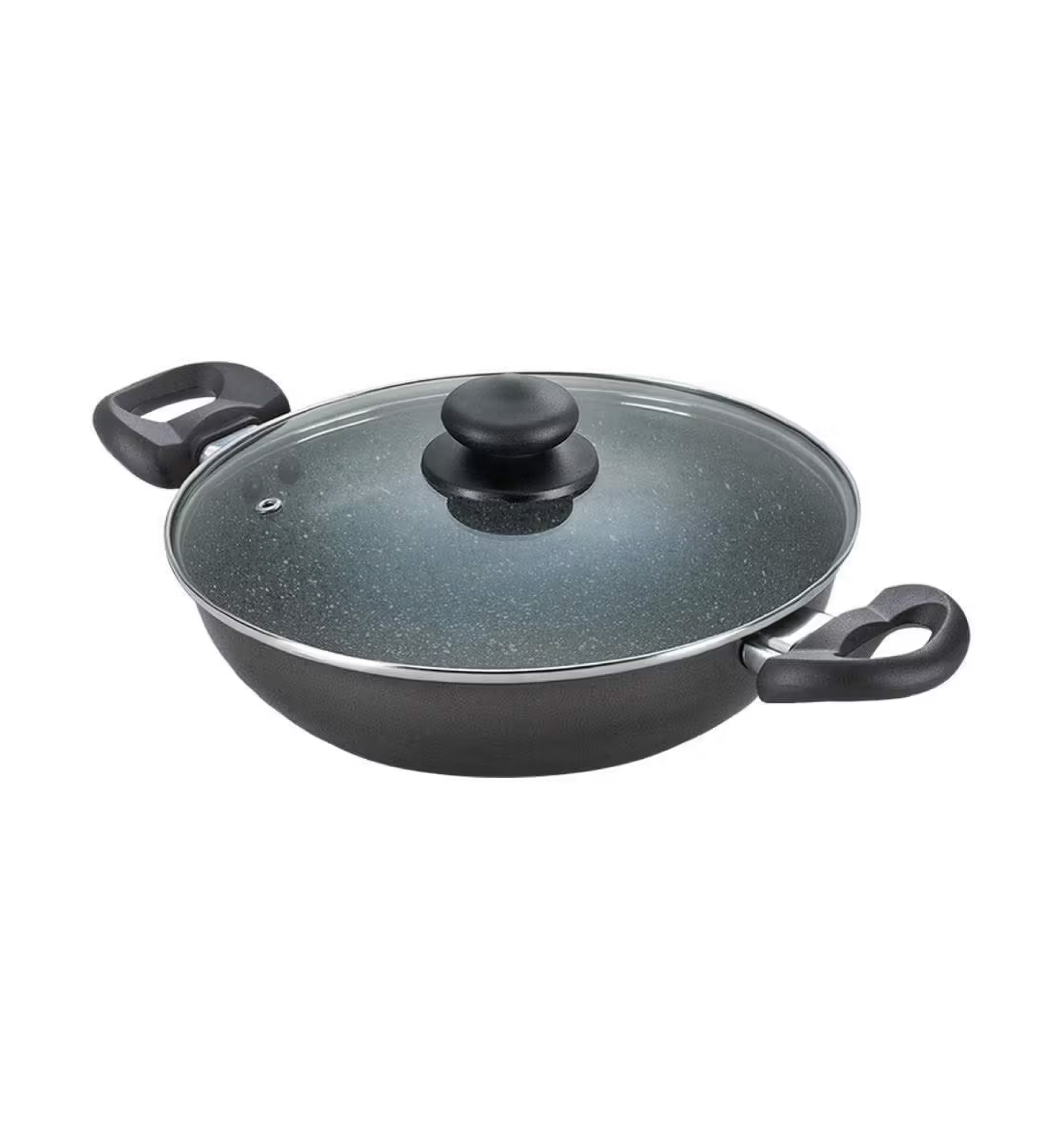 Buy Prestige Aluminium Omega Deluxe Granite Kadai L, Black