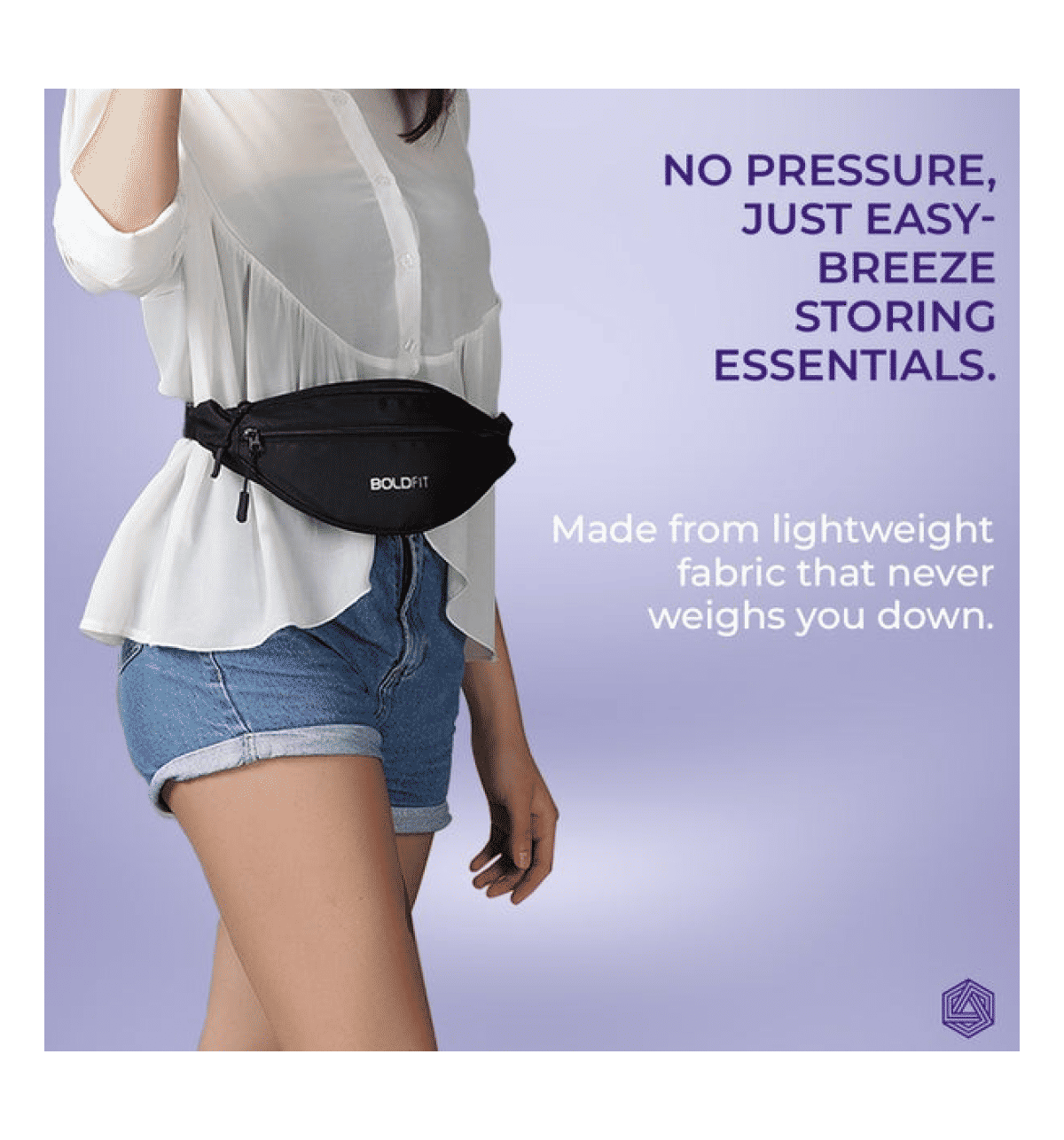 Buy Boldfit Waist Bag (3L, for Travel Gym, Waist Pouch, Fanny