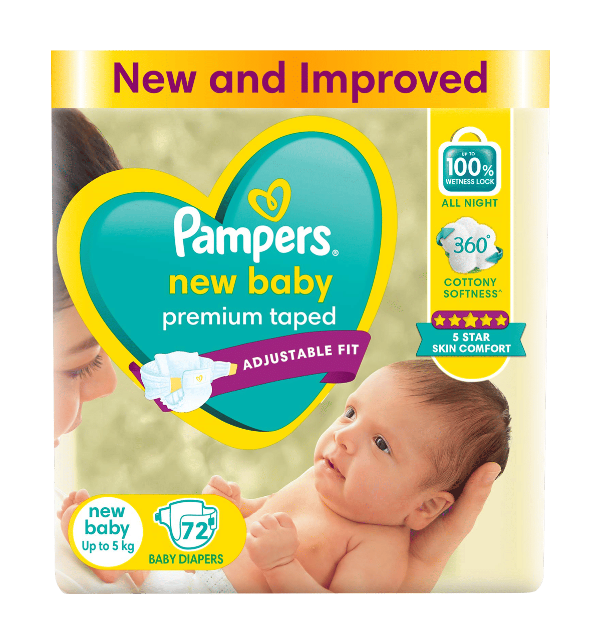 Pampers Newborn Pampers Baby Bottles Buy Pampers Taped Diaper (NB
