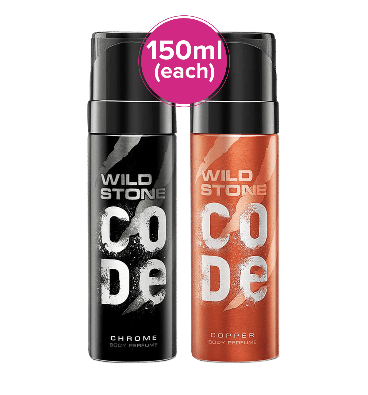 Wild Stone CODE Chrome and Copper Long Lasting No Gas Body