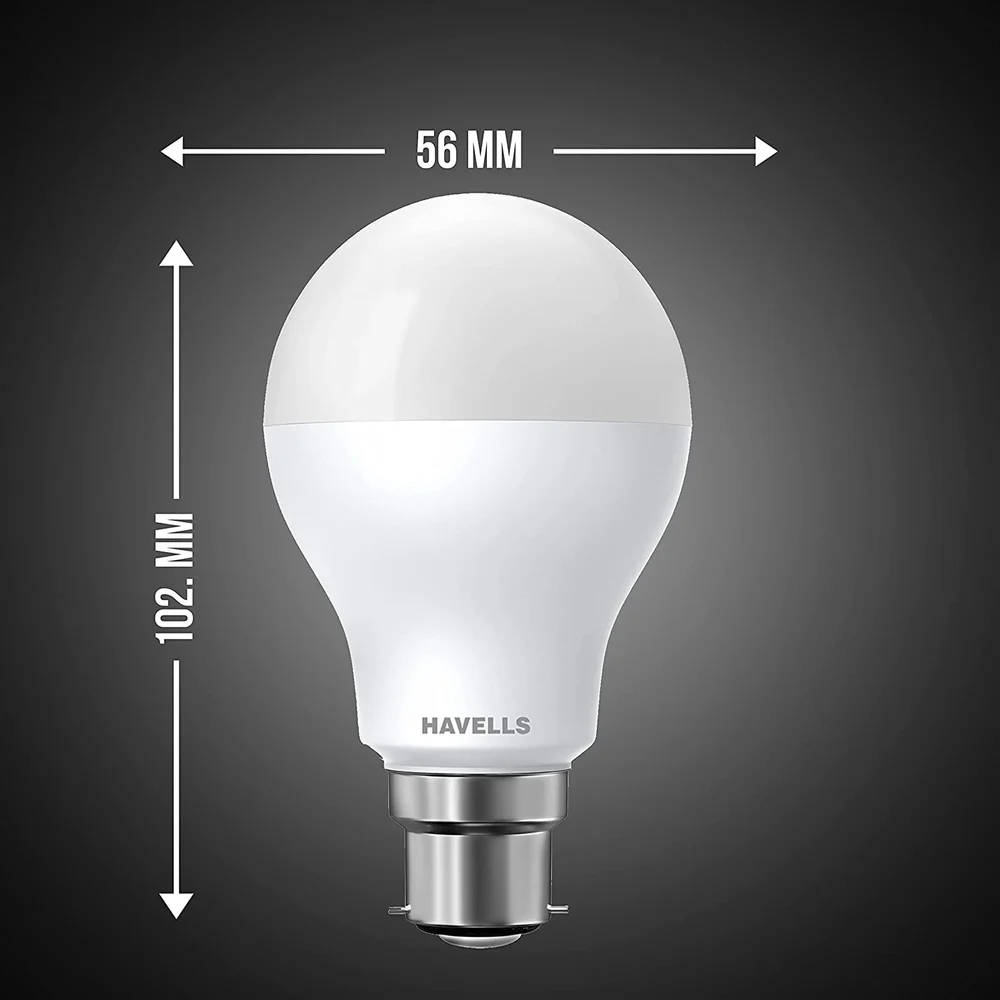 Buy Havells 9W LED Bulb with Cool Daylight for Bright and Clear Lighting White Online 1 unit At Best Price