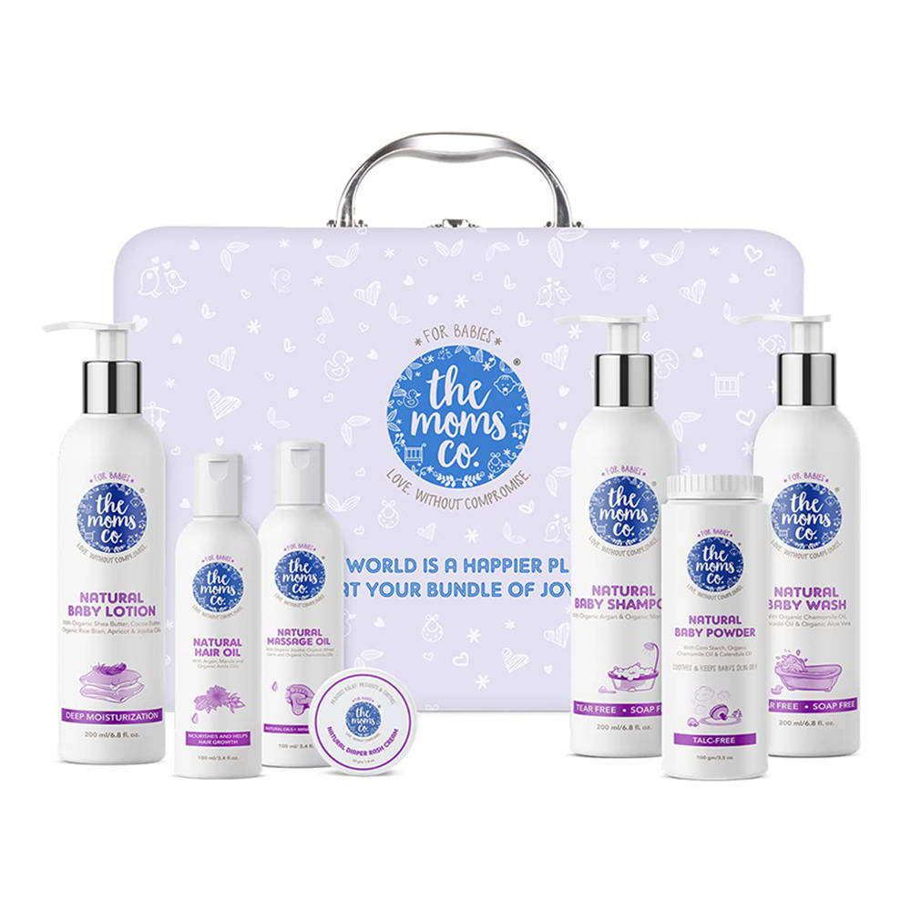Buy The Moms Co. Baby Suitcase Gift Box (New Born, 7 Baby