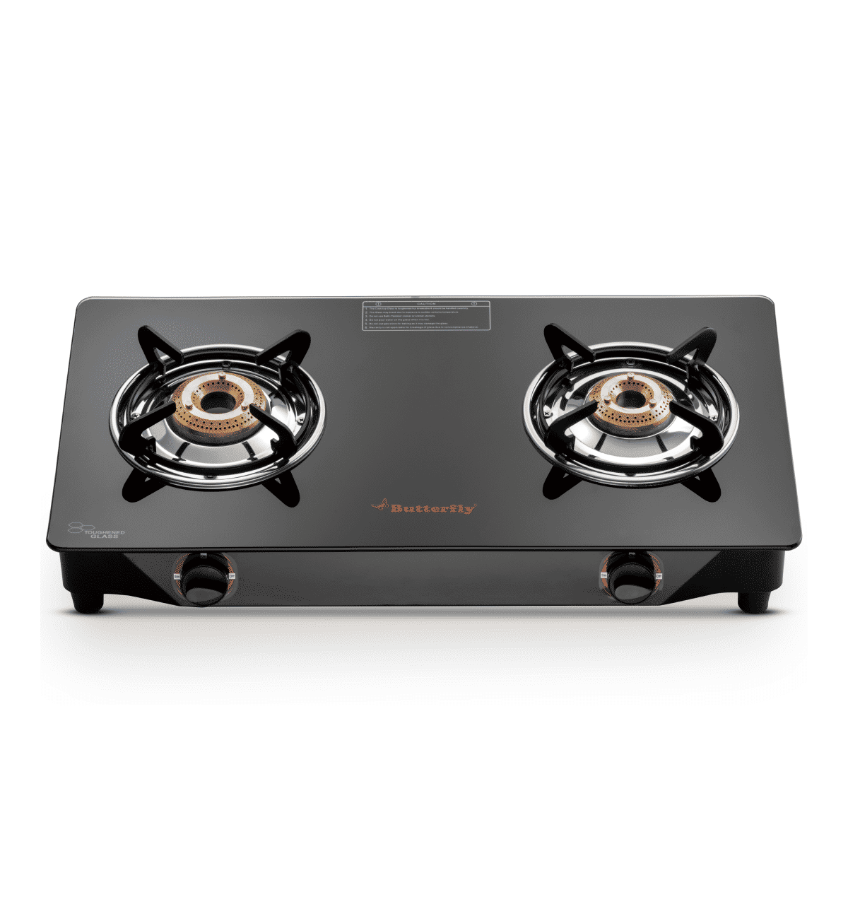 Stove Price Butterfly Duo Glass Top Stove Duo Plus 2B – Butterfly