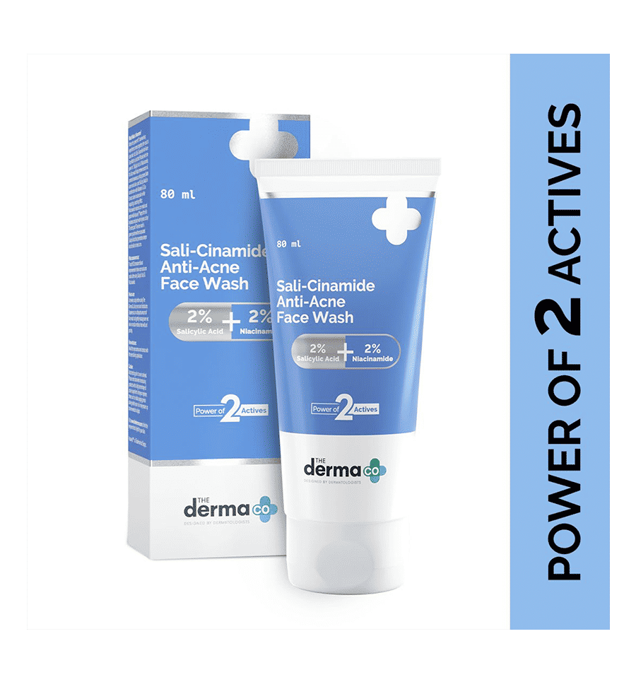 The Derma Co Sali-Cinamide Anti-Acne Face Wash 80ml - Image 3
