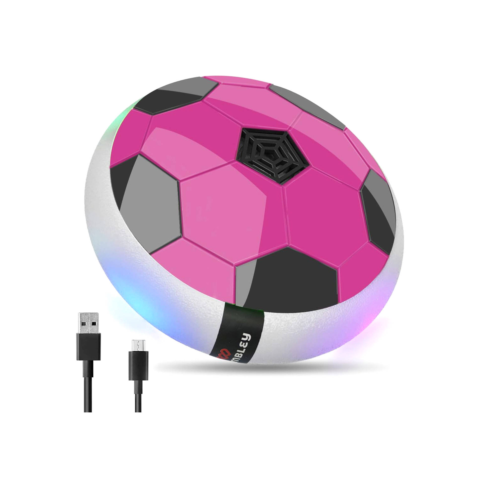 Buy Wembley Wembley C Type Usb Rechargeable Battery Powered Hover Football Indoor Electric Floating Hover Ball Soccer Pink 1 Piece Online At Rs. 999 Instant Delivery