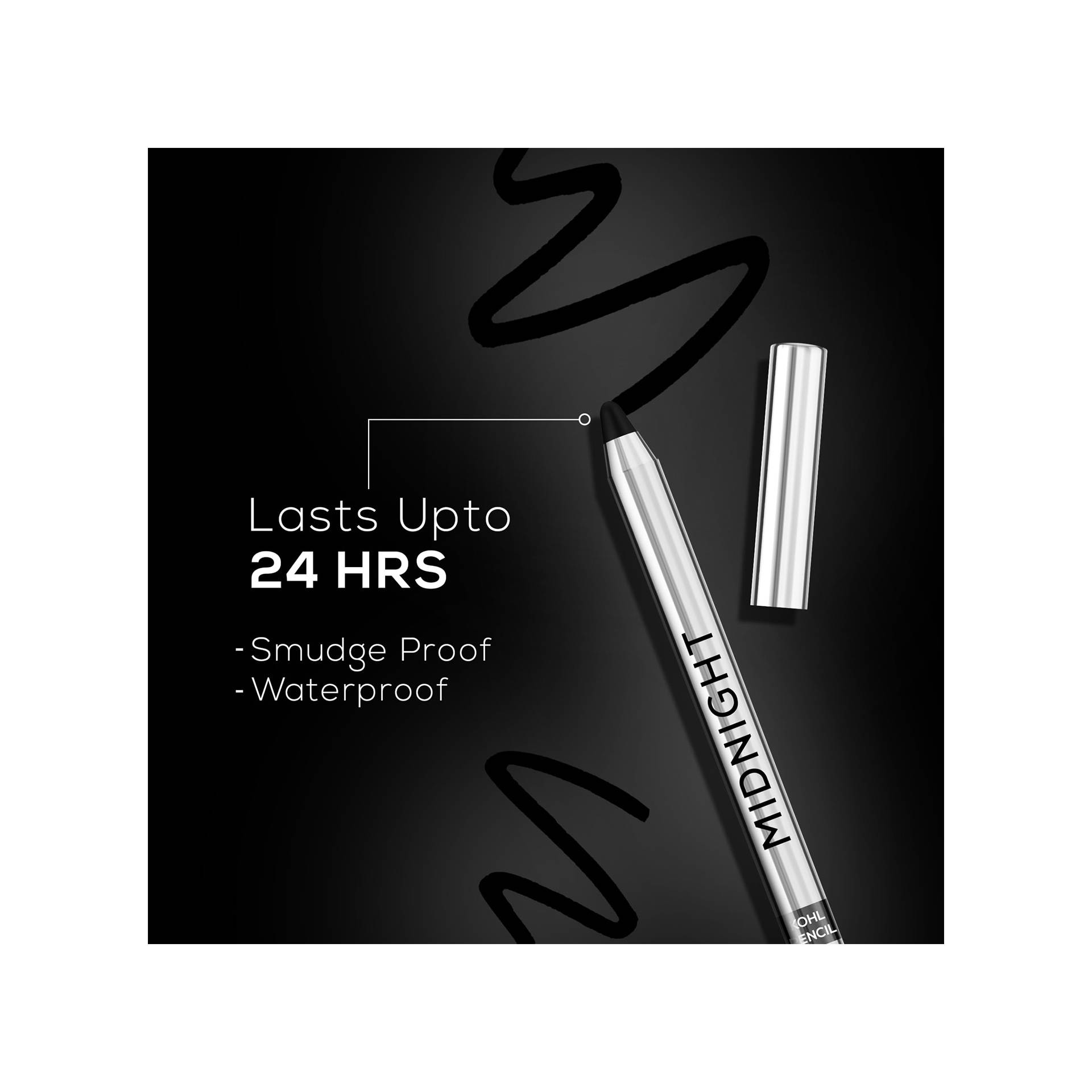 RENEE Black Midnight Kajal Kohl Pencil 1.5g - Image 3