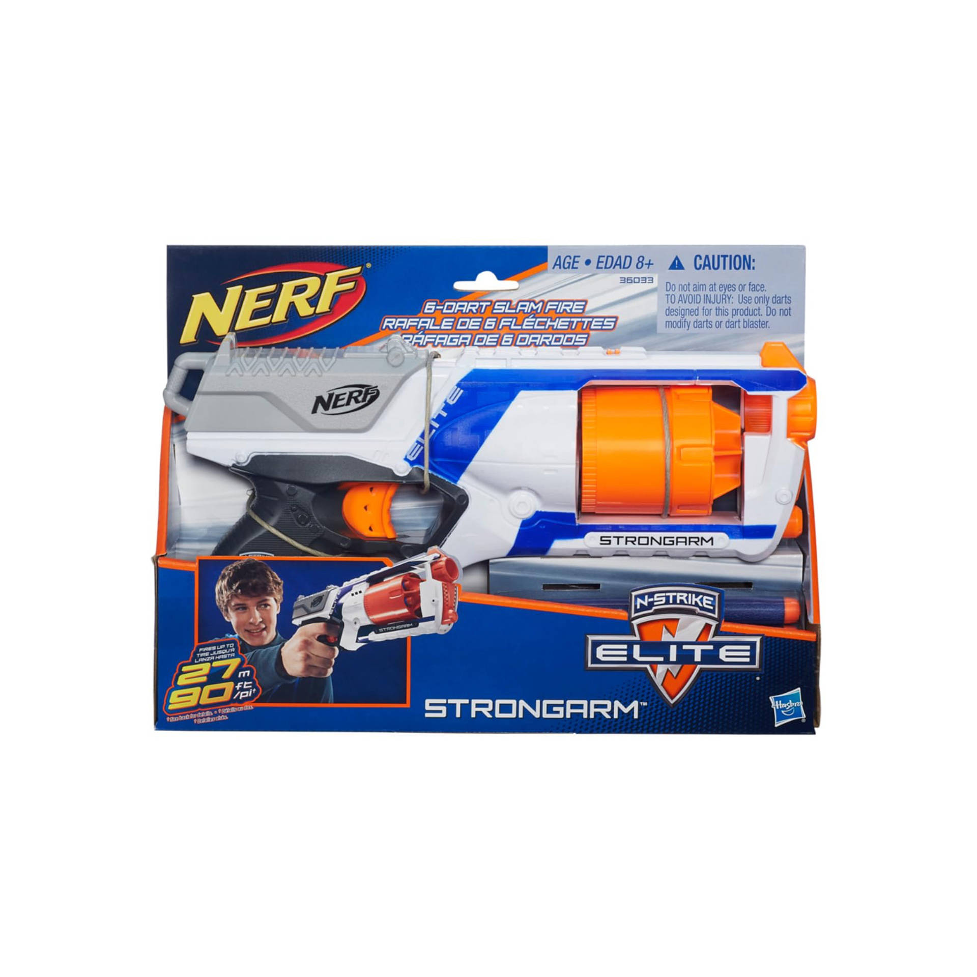 Buy Nerf Nerf Strongarm Toy Blaster With Rotating Barrel Slam Fire Non