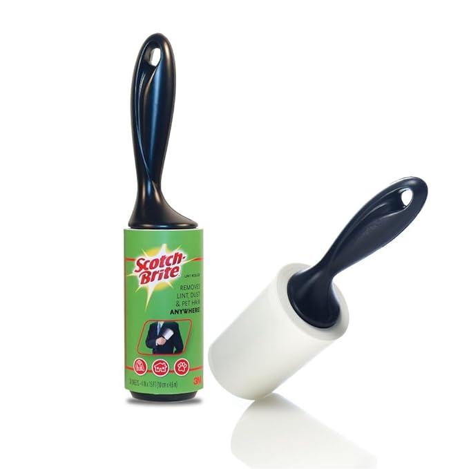 Buy Scotch Brite Lint Roller Clothing Furniture Pet Hair Black Online 1 Piece At Best Price