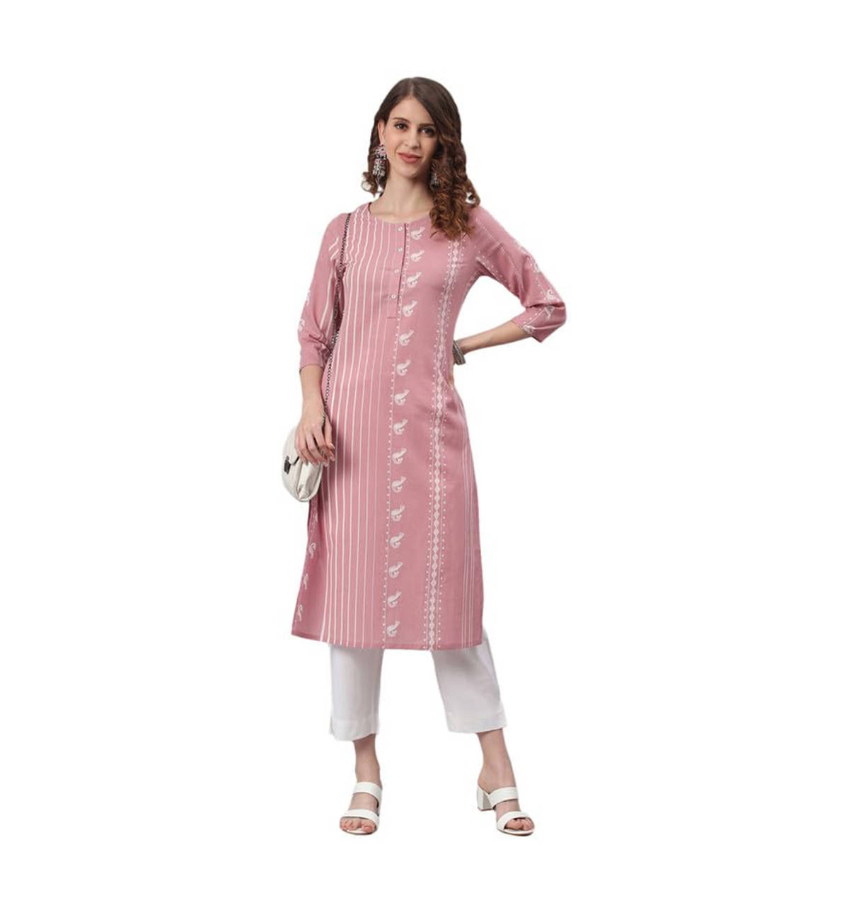 Pink Amazon Kurti Under 299 Buy Pink Kurtas Kurtis For Girls By - Main Image