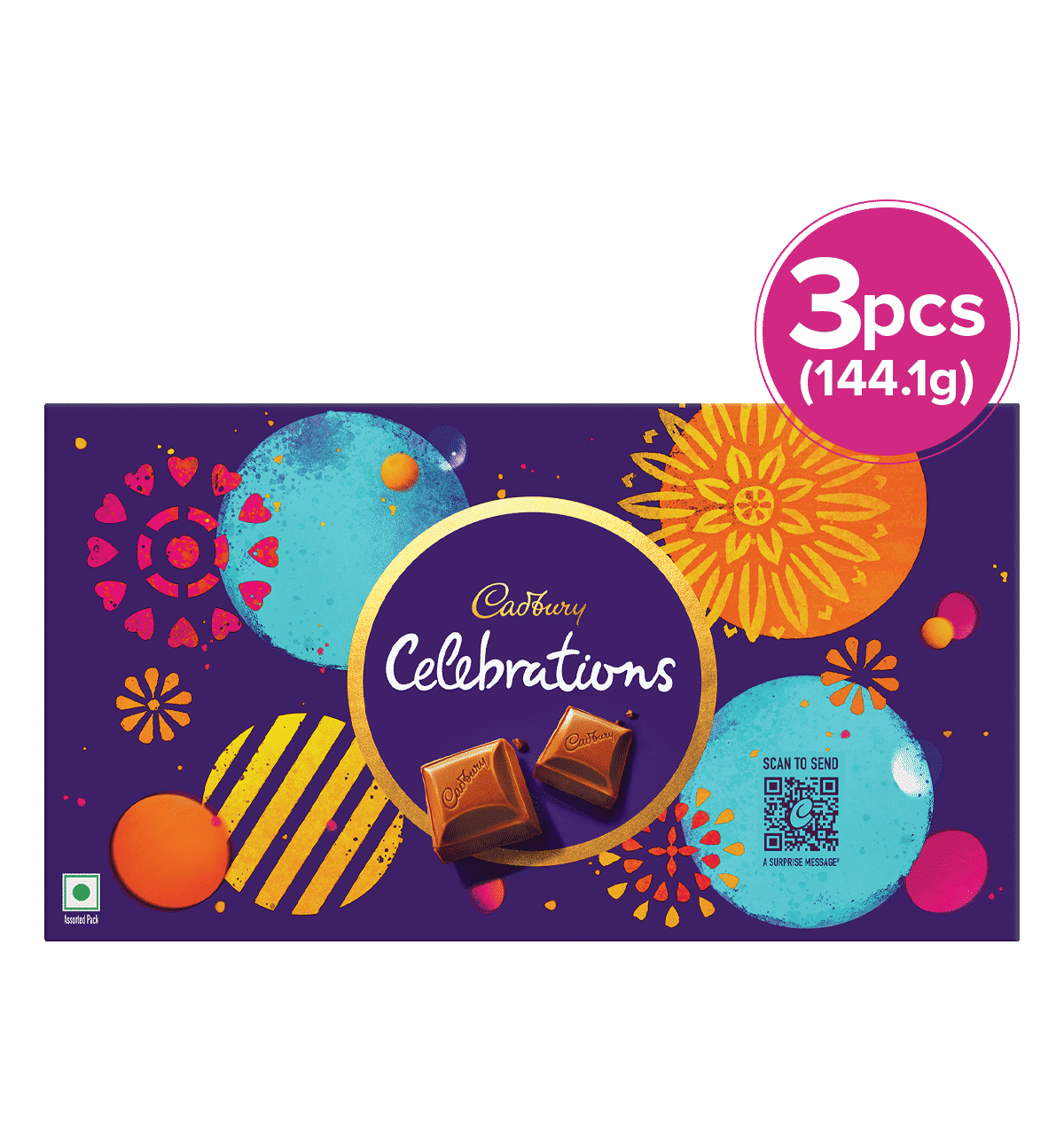 Buy Cadbury Cadbury Celebrations Assorted Chocolate Gift Pack 3 pieces