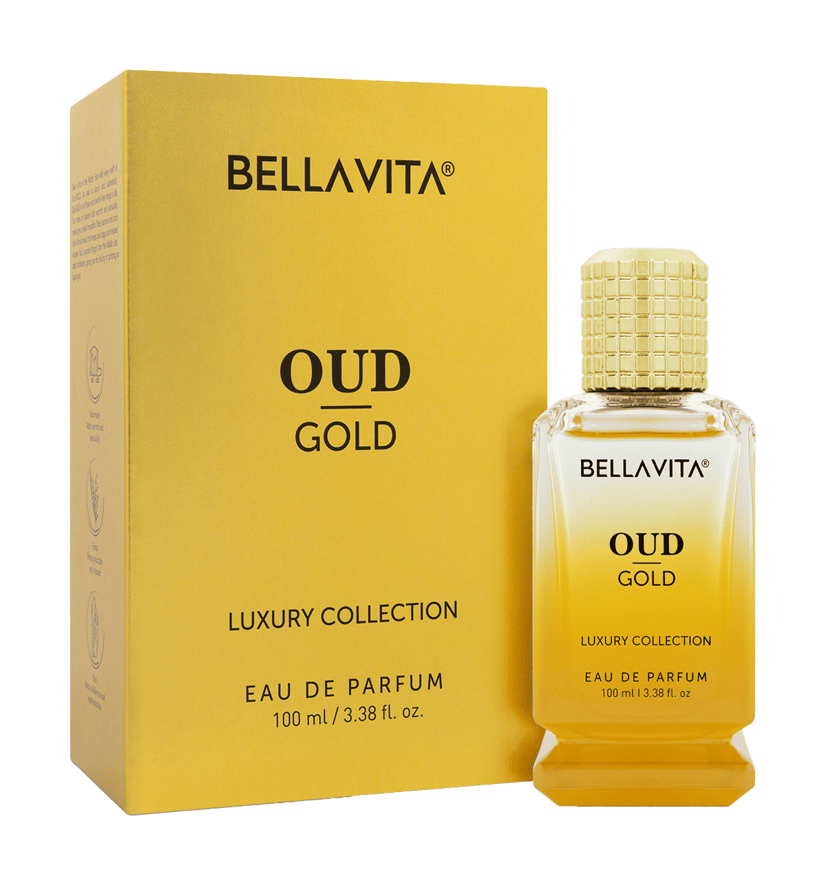 Bella Vita Luxury Oud Gold Eau De Parfum For Men 100ml - Image 2