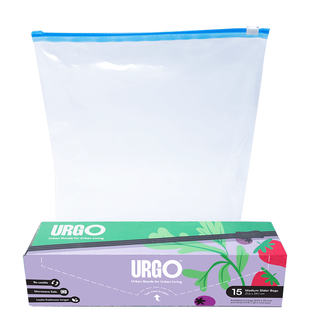 Buy URGO Urgo Premium Medium Zip & Lock / Food Storage & Wrapping