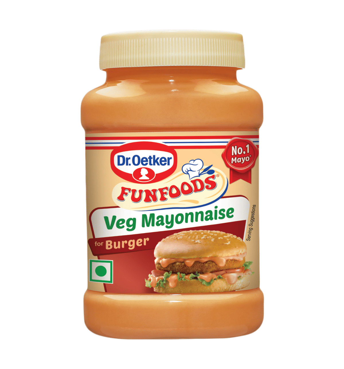 Buy Funfoods Funfoods Dr. Oetker Veg Mayonnaise for Burger 250 g Online ...