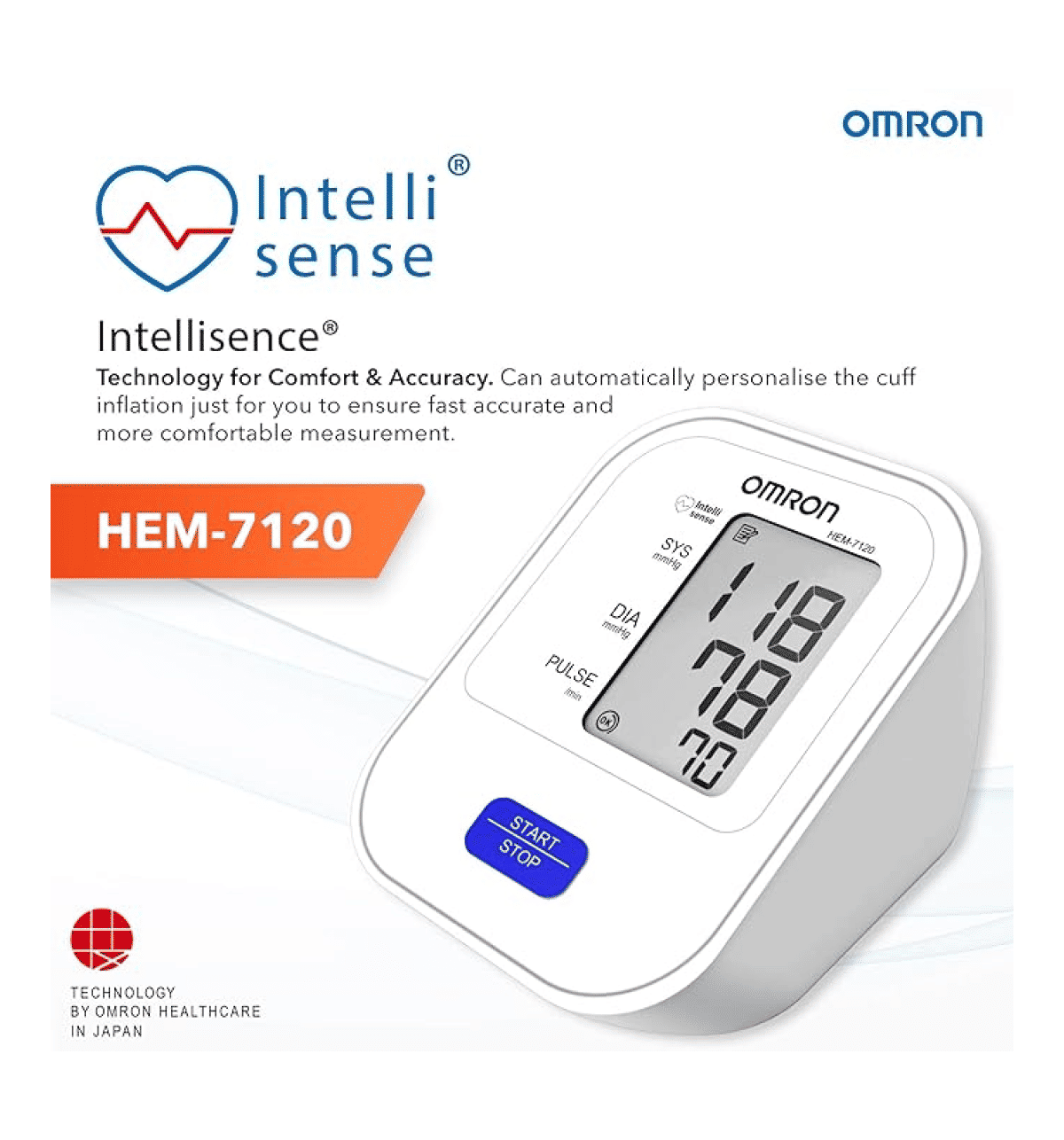 Buy OMRON HEM 7120 Fully Automatic Digital Blood Pressure Monitor