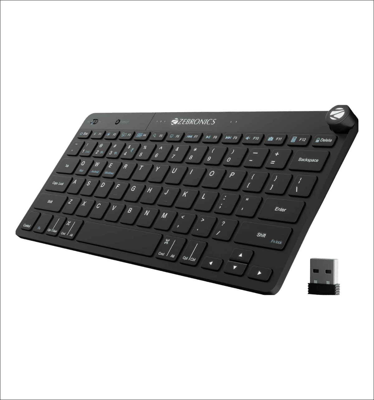 Buy Zebronics Keypad X1 Wireless Keyboard, Dual BT for (Mac
