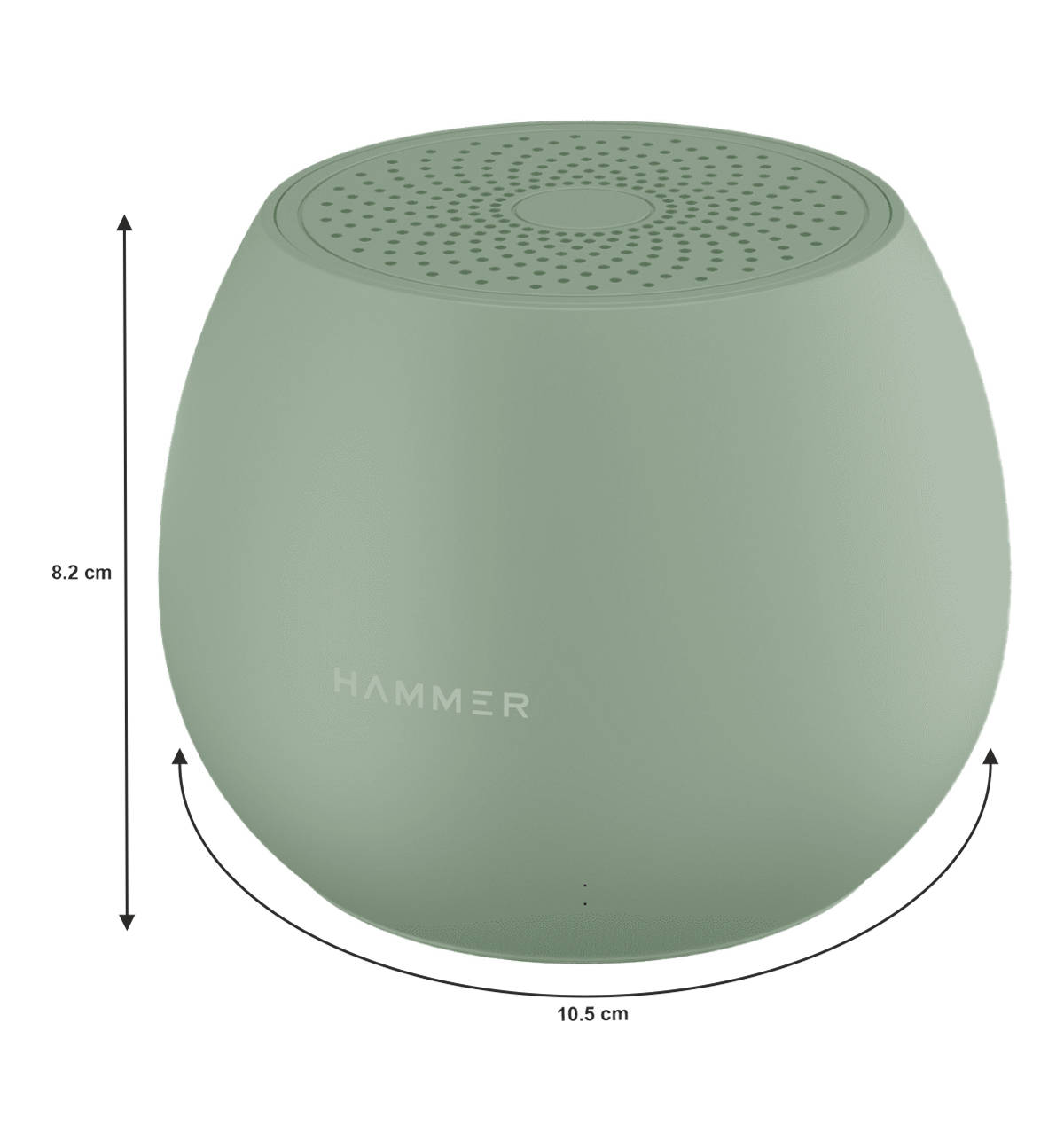 Hammer Drop Bluetooth Speaker 5W, 32Hrs, Green - Image 3
