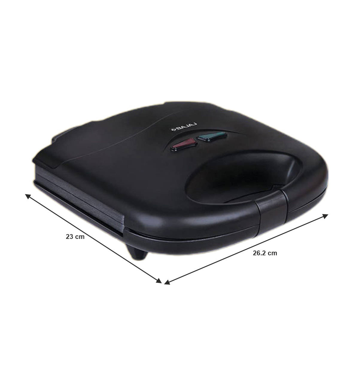 Buy Bajaj New SWX 400 Sandwich Grill Toaster, 800W (Black) Online