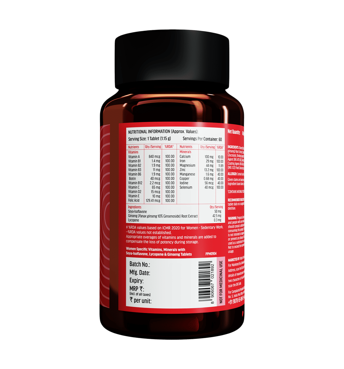 hk vitals Multivitamin for Women (60 Tablets) - Image 2