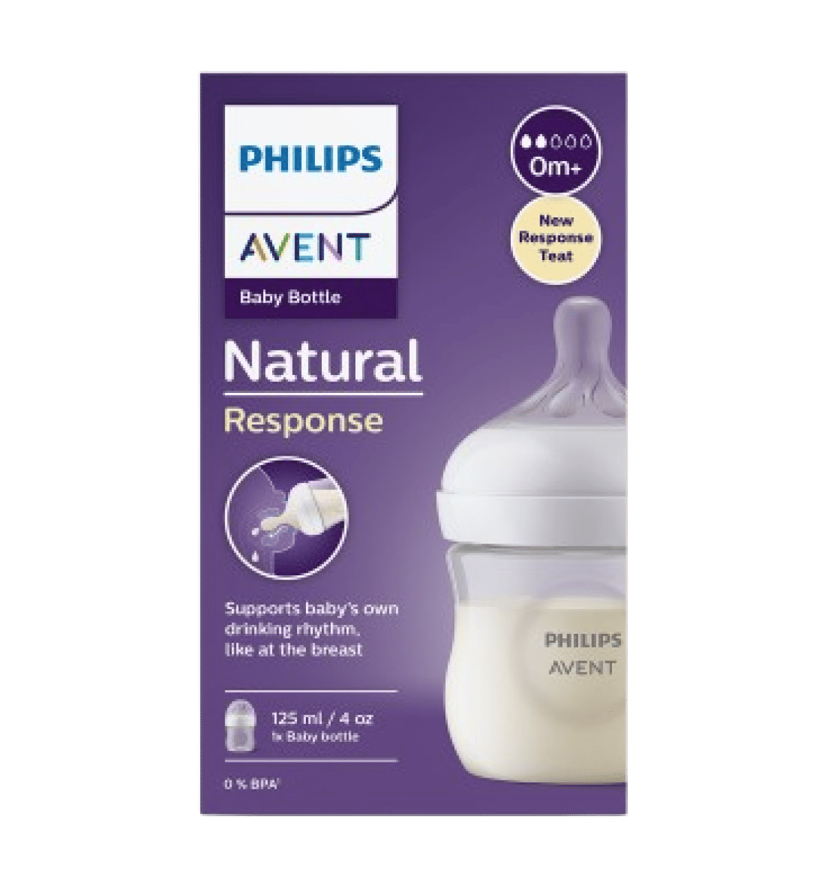 Buy Philips Avent Natural Response Baby Feeding Bottle 125ml