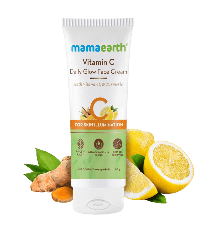 Mamaearth Vitamin C Daily Glow Face Cream 80g - Image 1