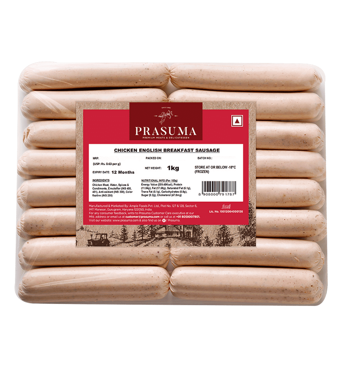 Buy Prasuma Chicken Breakfast Sausage Super Saver Pack Online (1