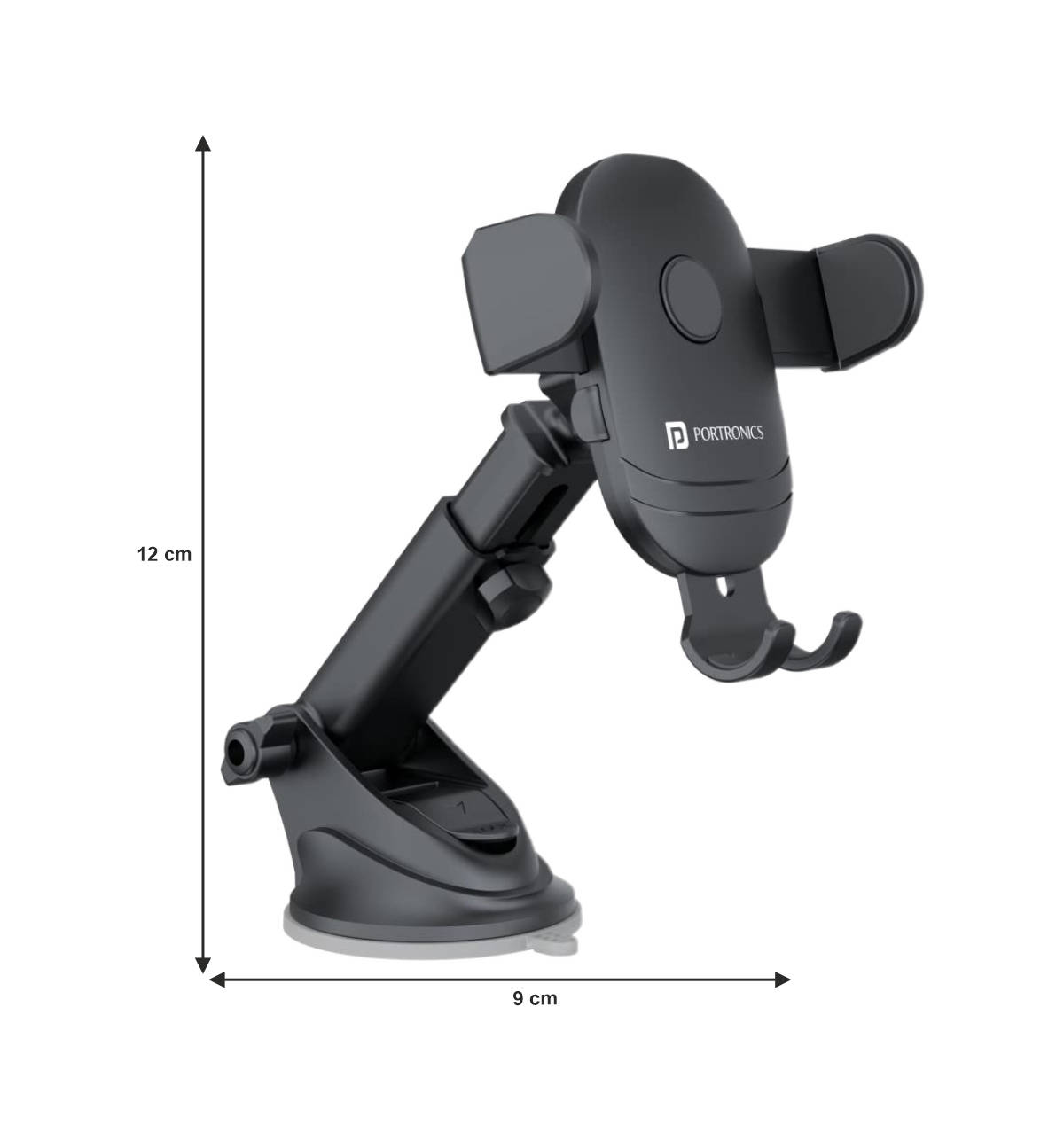 Buy Portronics Clamp M2 Mobile Phone Holder Black Online (1 unit