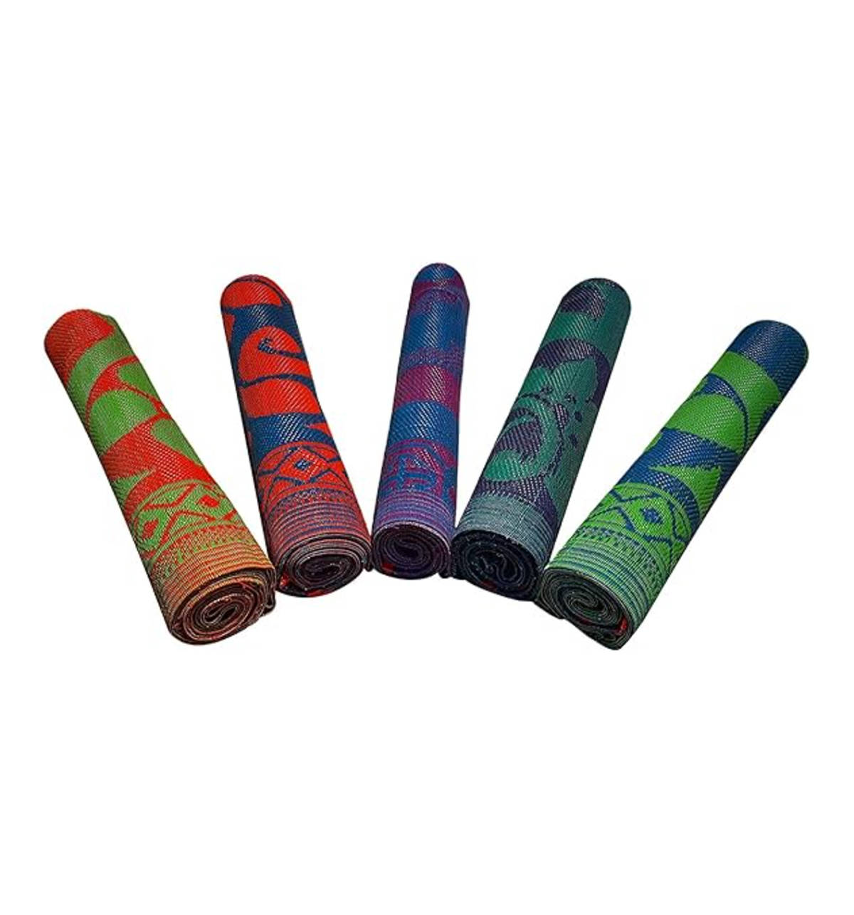 Buy Amro Premium Plastic Chatai Floormat (Multicolor) Online (1