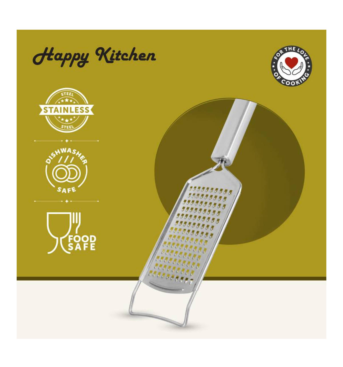 Buy Fackelmann Cheese Grater Pipe Handle Big (White) Online (1