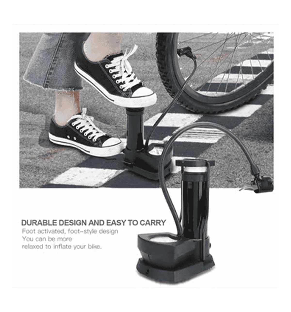 Meidai Bike Air Filler Vintage Antique Meidai Japan Bicycle Tire Pump