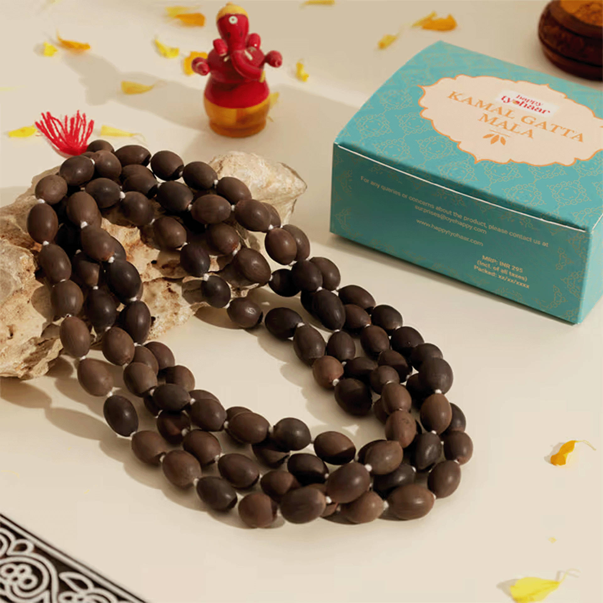 todayful the empathist SEED KEYRING&ミラー Buy Oye Happy Kamal Gatta Mala ( 108 seeds ) Online (1 Piece) At