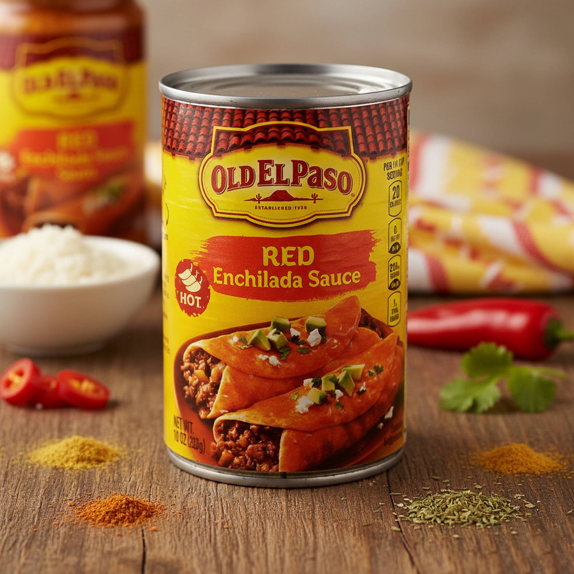 Buy Old El Paso Red Enchilada Sauce Hot Online (283 g) At Best Price