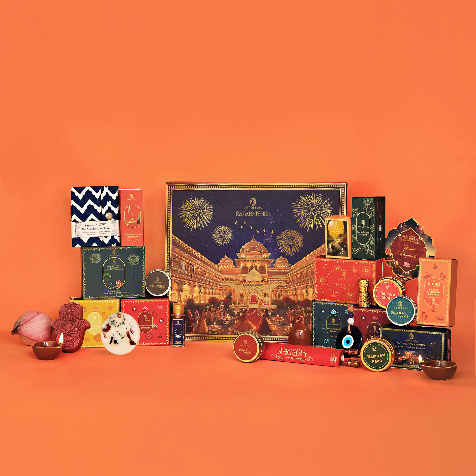 Buy Art of Puja Raj Abhishek Ayodhya inspired Gift Box Online (1