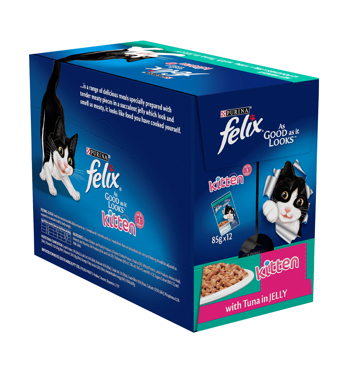 Buy Purina Felix with Tuna in Jelly Wet Food for Kittens