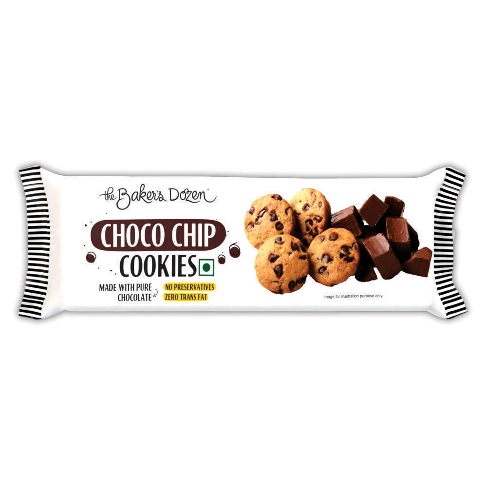 Buy The Baker's Dozen Chocochip Cookies Online (60 g) At