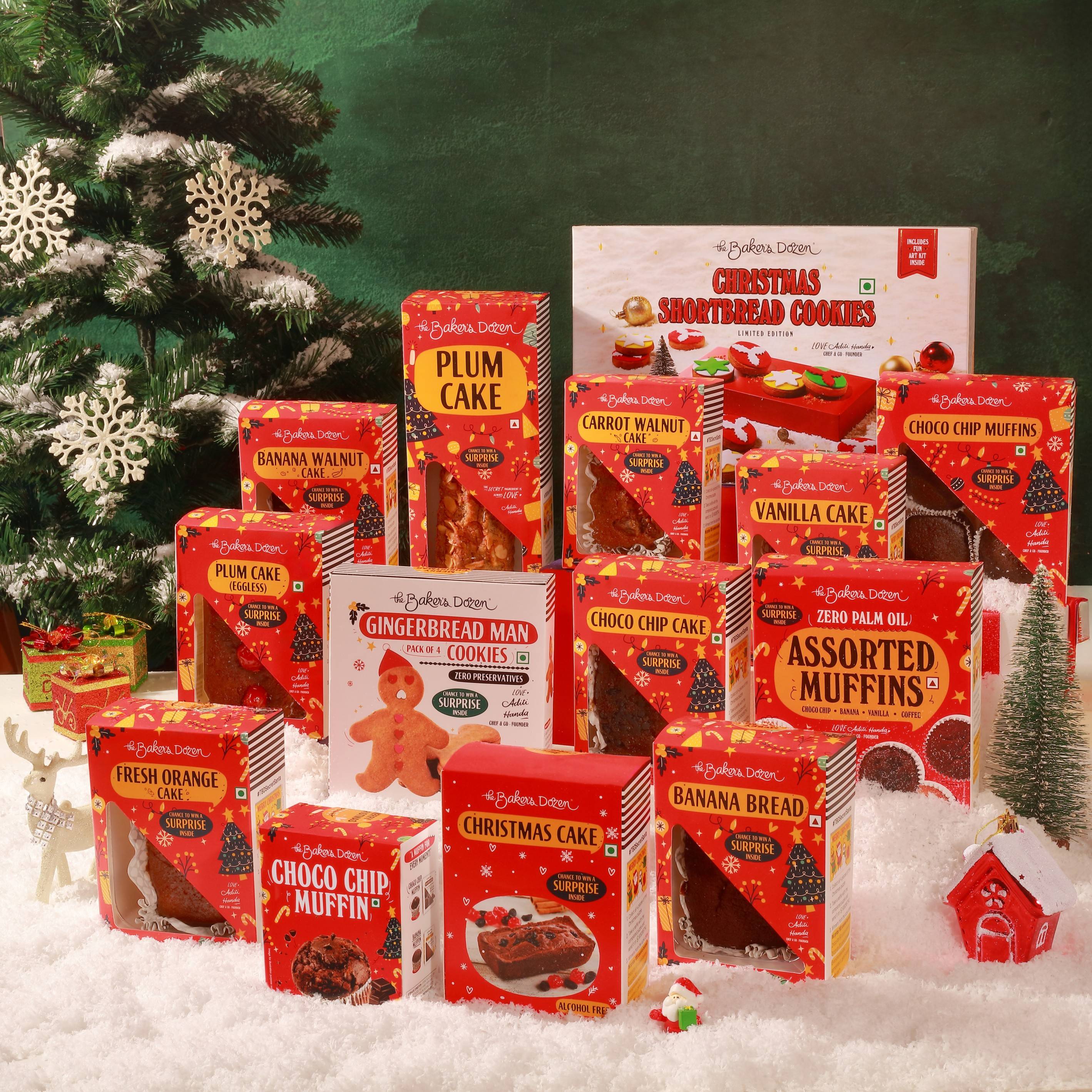 Buy The Baker's Dozen Dark Chocolate Chip Muffins Online (180 g x