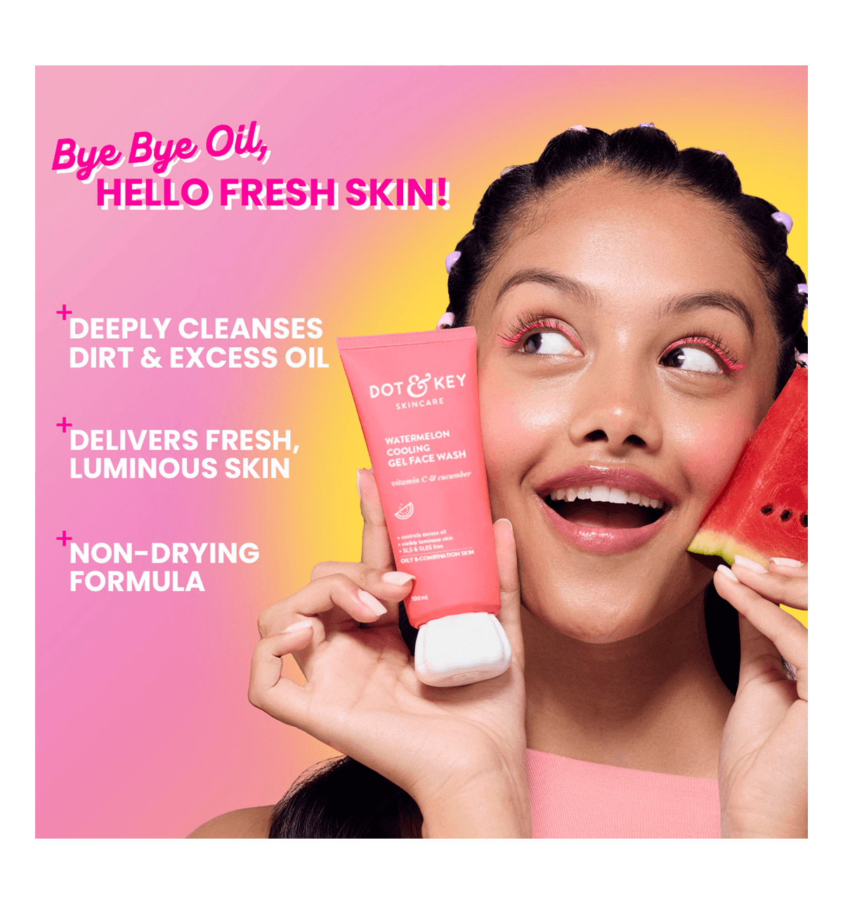 Dot & Key Watermelon Super Glow Face Wash 100 ml - Image 6