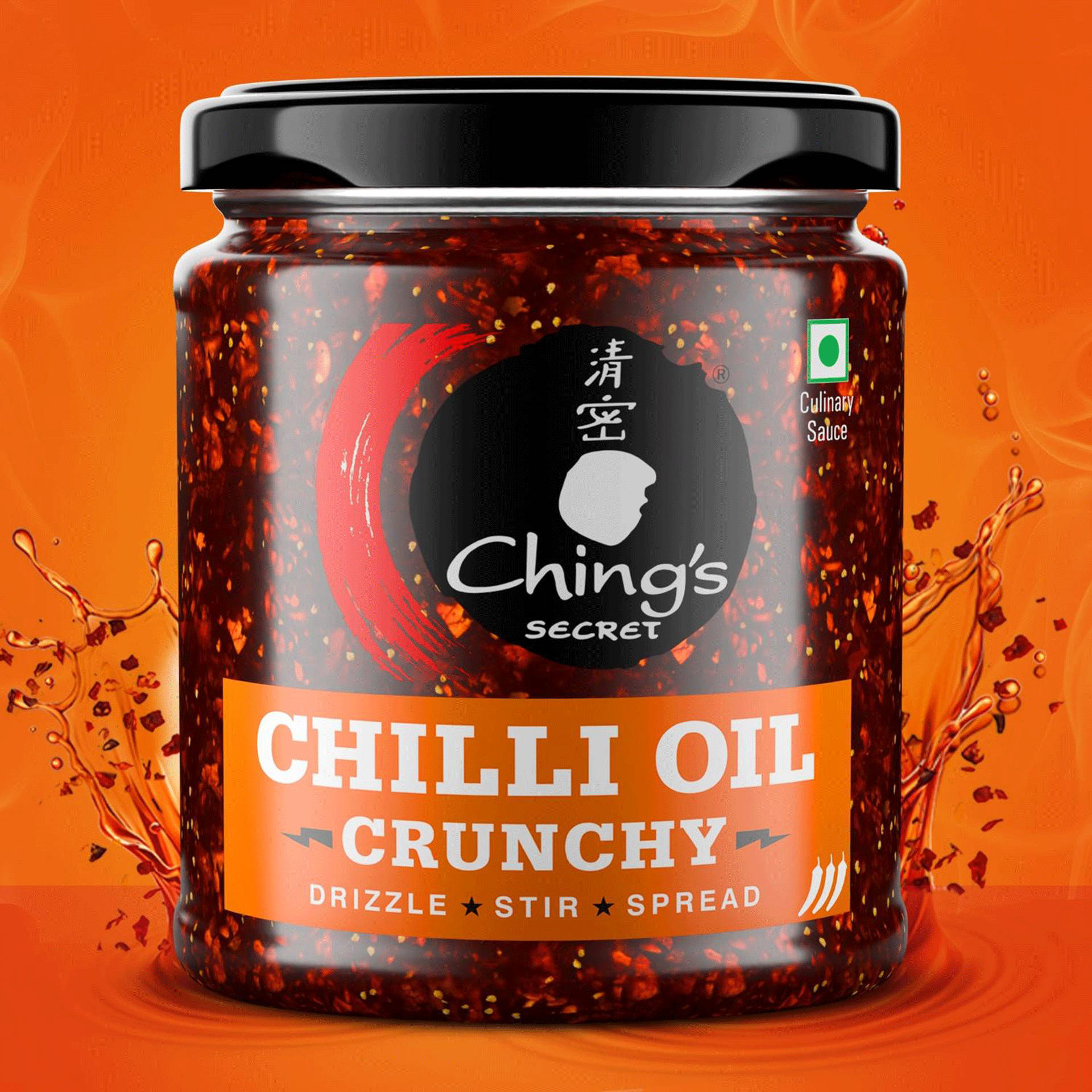 Buy Ching's Secret Chilli Oil Crunchy, Drizzle, Stir, Spread, Use
