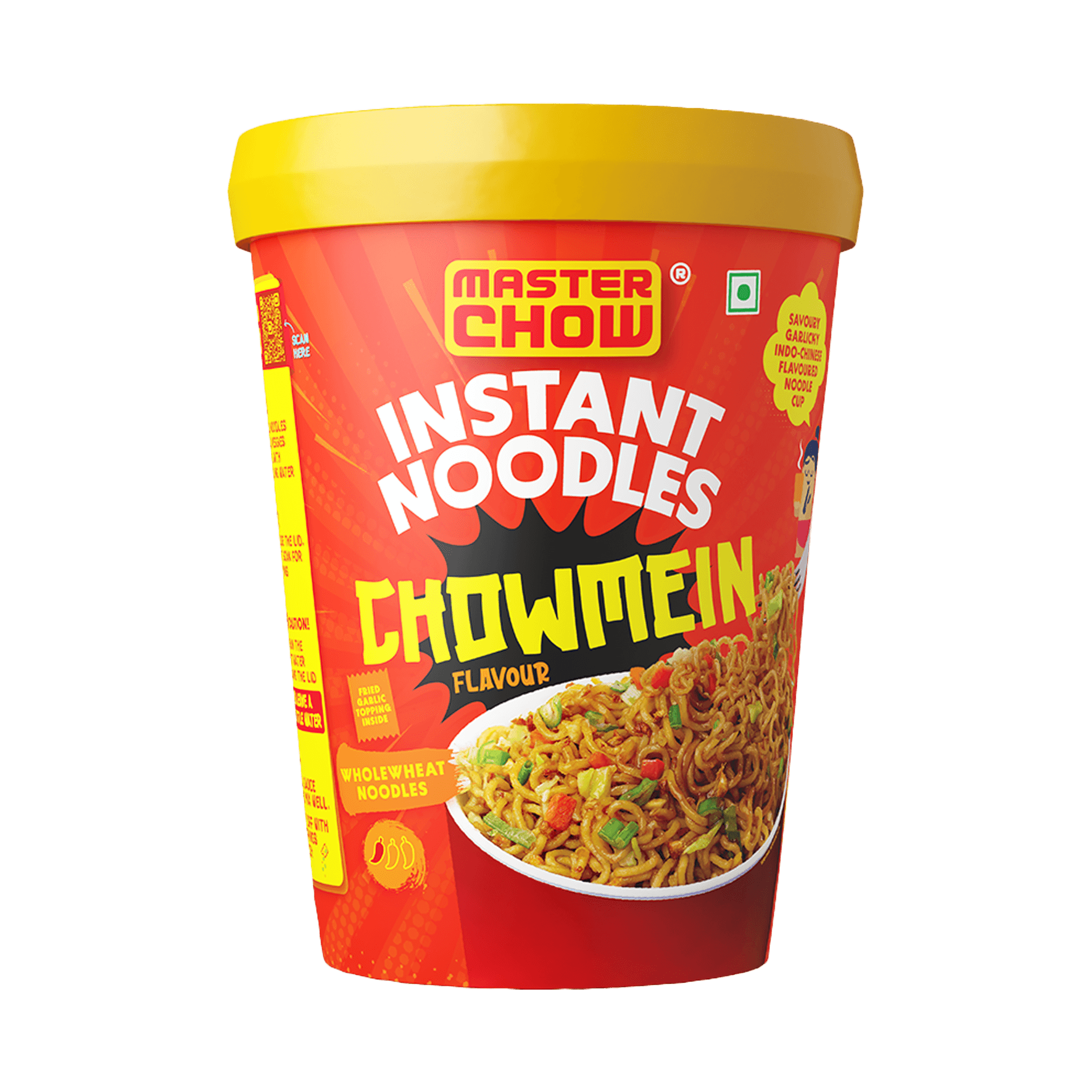 Buy Masterchow Instant Cup Noodles (Chowmein Flavour) Online (100