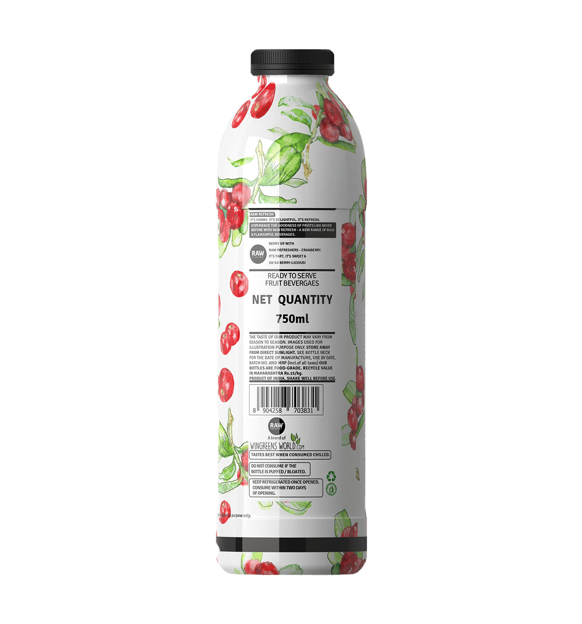 洋楽 G-Rap TOTAL PACKAGE - 4U Buy RAW Pressery Refreshers Cranberry Juice | Fruit Juice Online