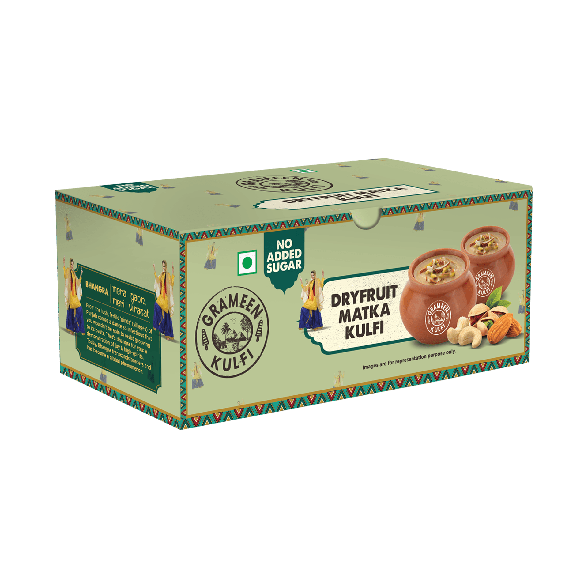Buy Grameen No Added Sugar Dry Fruit Matka Kulfi Online () At Best