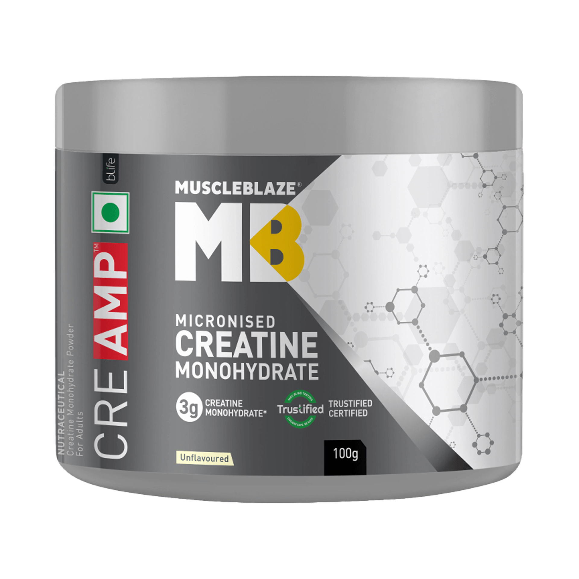 MuscleBlaze Micronised Creatine Monohydrate 32 Servings