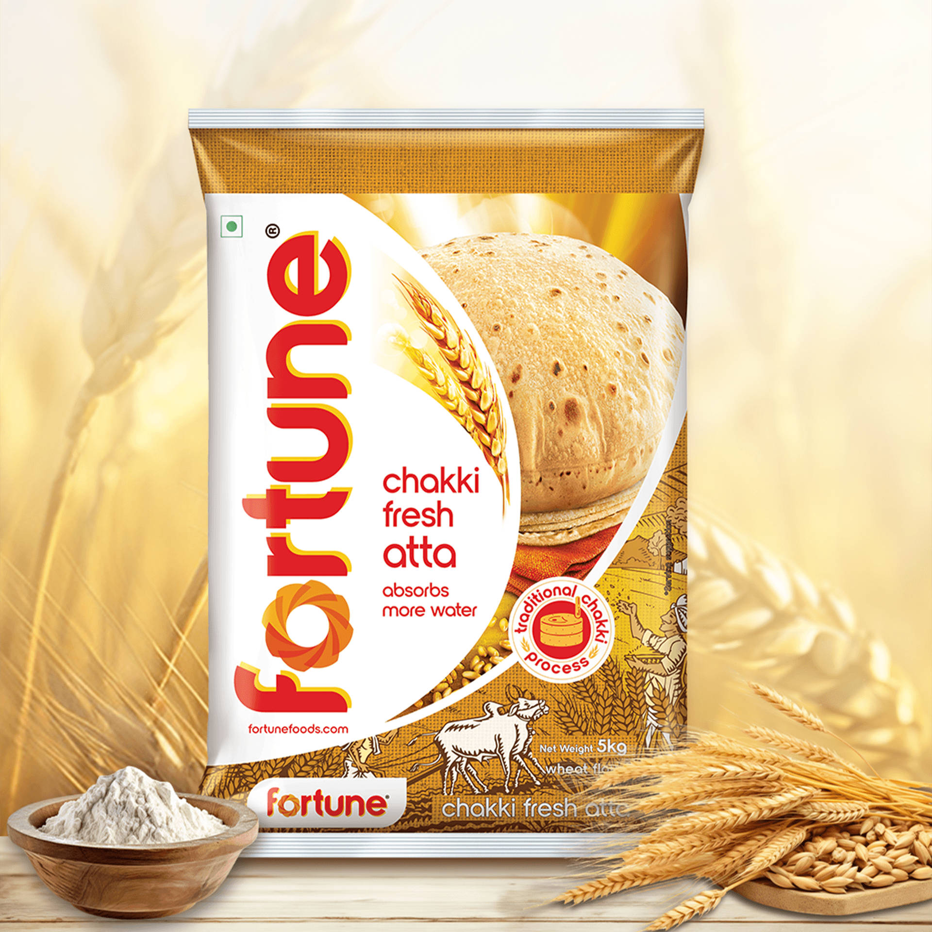 Buy Fortune Chakki Fresh Atta Online (5 kg) At Best Price