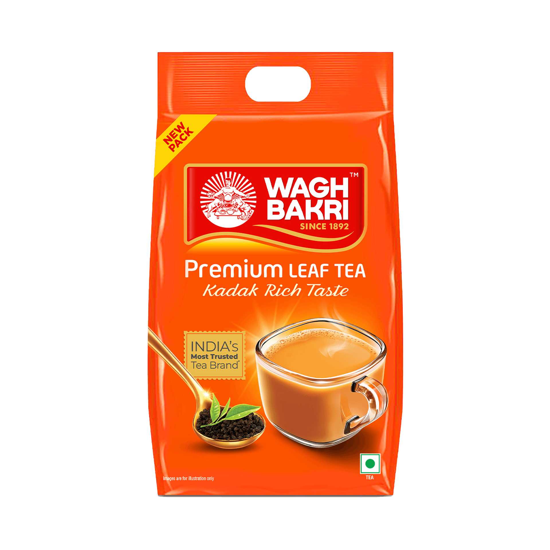 Buy Wagh Bakri Premium Leaf Tea Pouch Online (1 kg) At Best Price