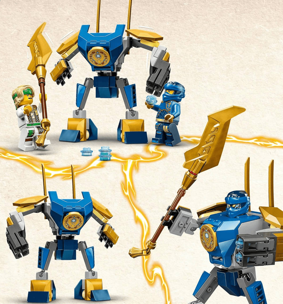 Buy LEGO NINJAGO Jay's Mech Battle Pack Ninja Toy 71805 Online